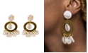 Swanky Designs Aria Cowrie Dangle Earrings